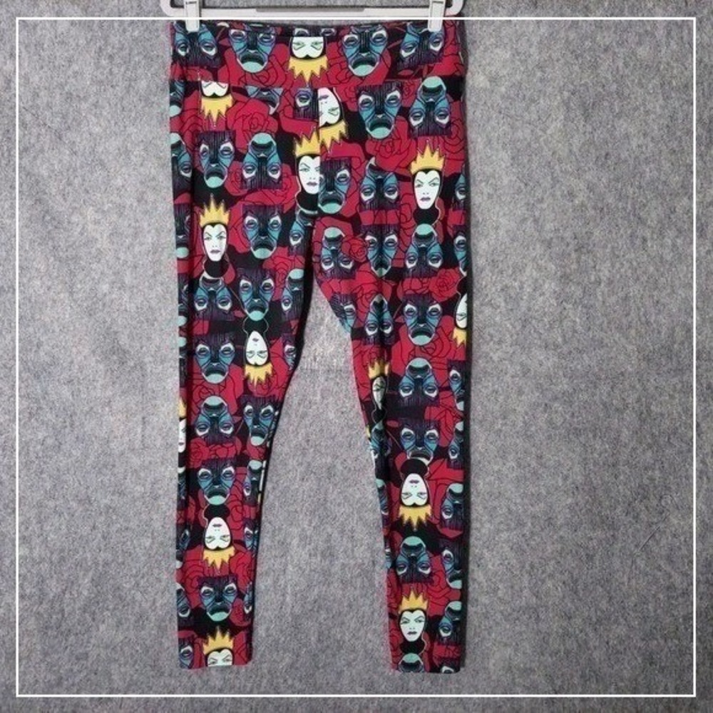 Disney Lularoe Legging Tall Curvy TC Evil Queen Mirror On the‎ WallClementianna